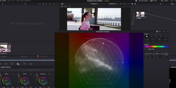 color warper en davinci resolve 17