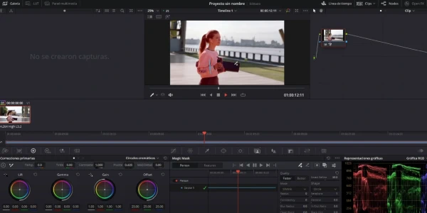 magic mask en davinci resolve 17