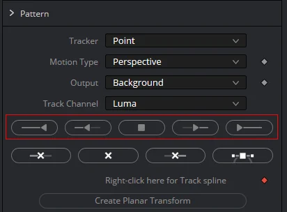 controles de planar tracker