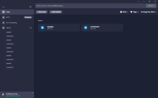termius, programa para SSH