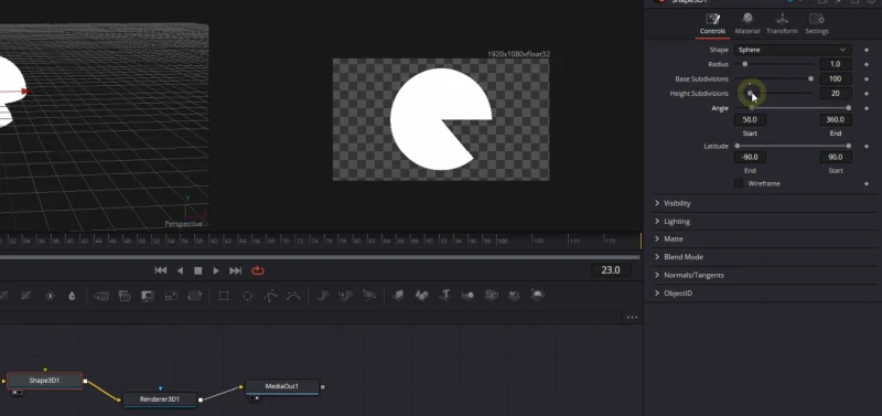 Angle de una forma circular en Fusion
