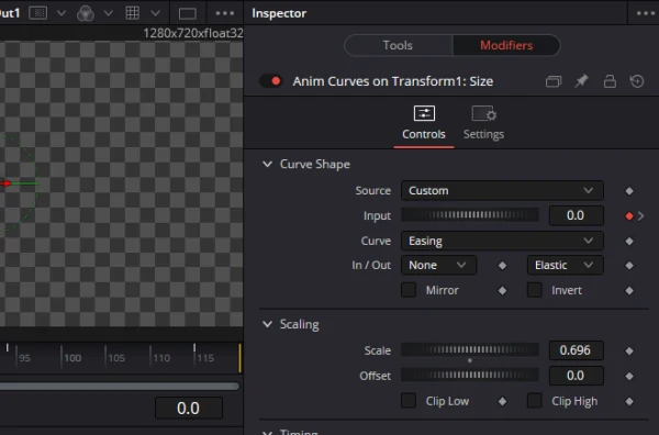 anim curves para animación WhatsApp