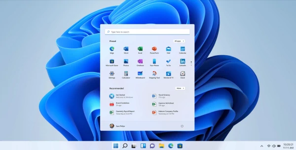 barra en medio en windows 11