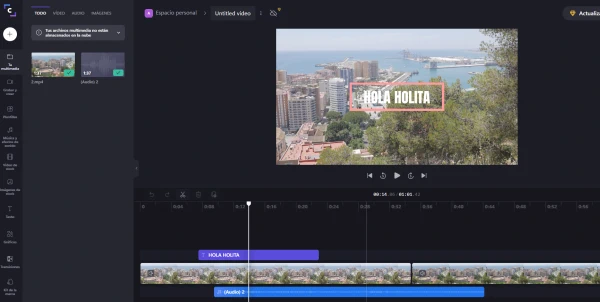 editor de vídeo online Clipchamp
