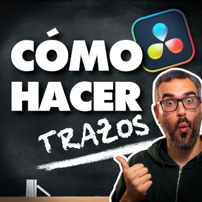 trazos en davinci resolve