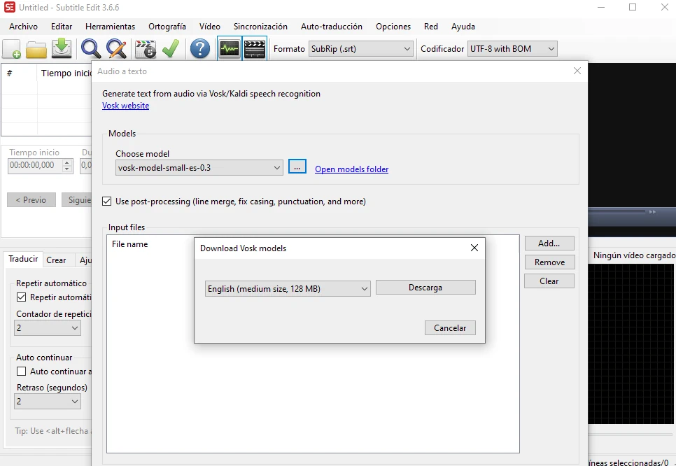 subtítulos automáticos con IA