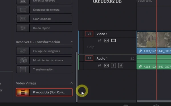 Filmbox Lite en la página de Edición