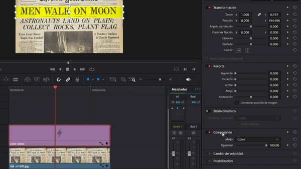 Cambiando el modo de Composición a Color harás magia