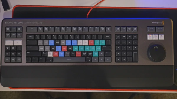 davinci resolve editor keyboard