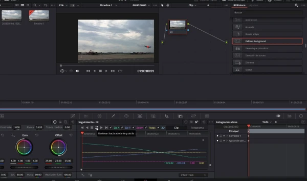 Intellitrack en el módulo de Color